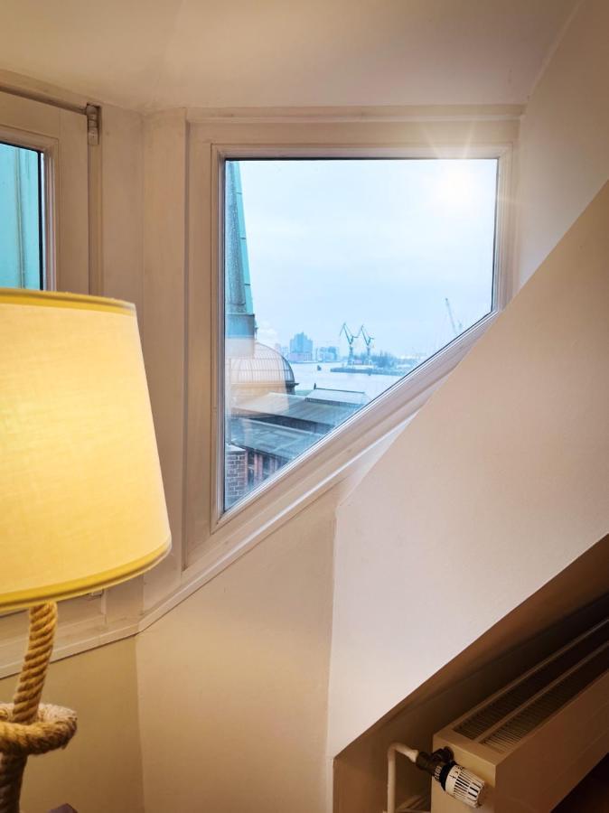 Loft-Panoramablick-Hafen & Elbe! Apartment Hamburg Exterior photo