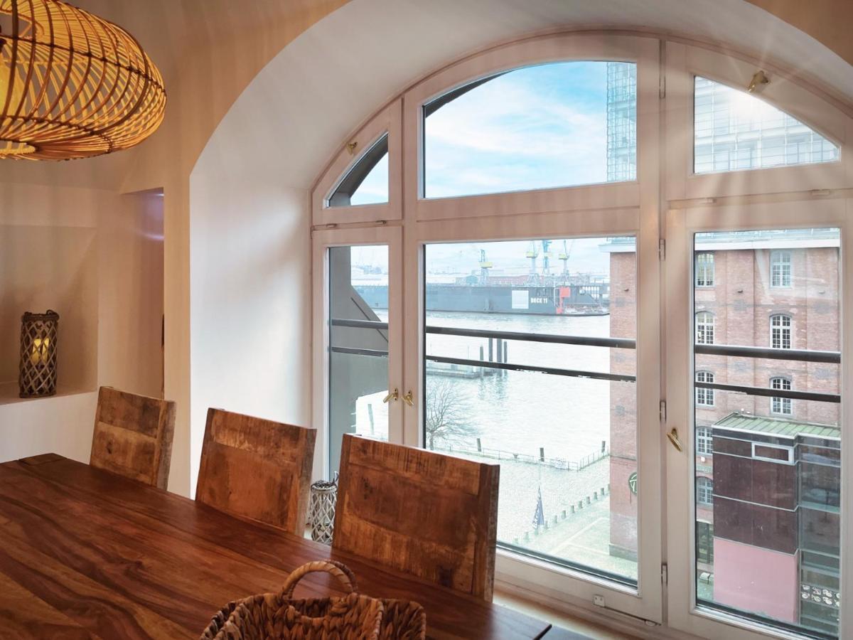 Loft-Panoramablick-Hafen & Elbe! Apartment Hamburg Exterior photo