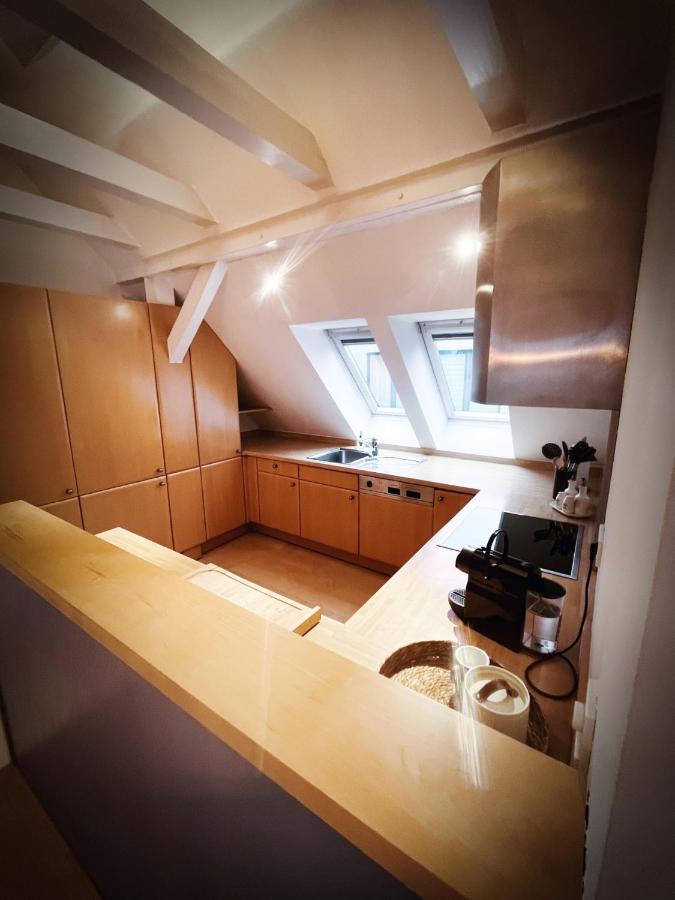 Loft-Panoramablick-Hafen & Elbe! Apartment Hamburg Exterior photo